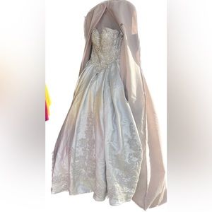 Silver quinceanera dress. “New” never used